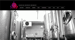Desktop Screenshot of hadrian-border-brewery.co.uk